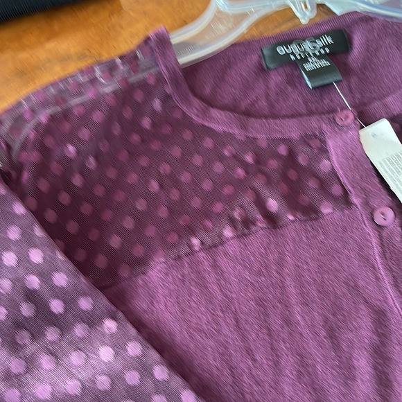 NWT August Silk Cardigan - Picture 4 of 7